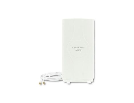 Qoltec Antena 4G LTE DUAL z podwójnym złączem SMA 30dBi Wewnętrzna
