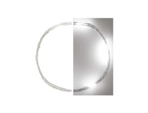 Ozdoby świąteczne XMAS nano TIMER 0,6W 20LED 0,9m IP20 zimny biały D3AC06