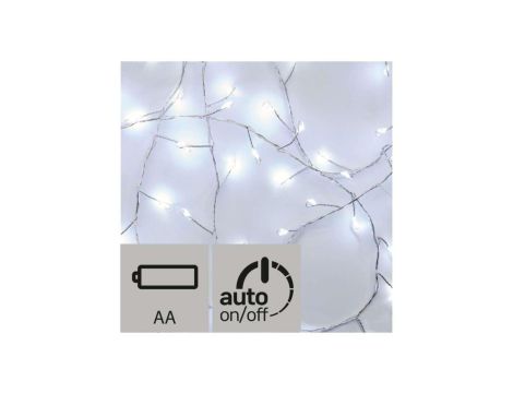 Lampki choinkowe XMAS ZYK 0,9W 100LED 2,4m IP20 zimny biały D3FC01