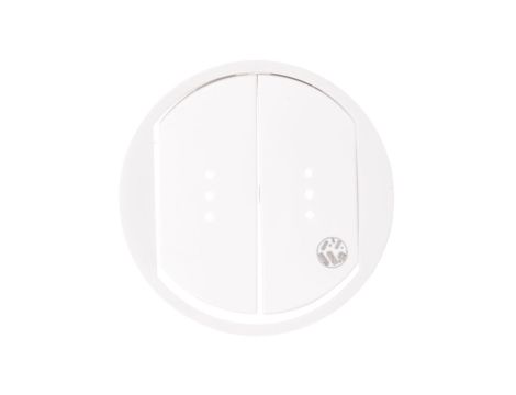 CELIANE Klawisz podwójny antybakteryjny z podświetleniem biały 067743