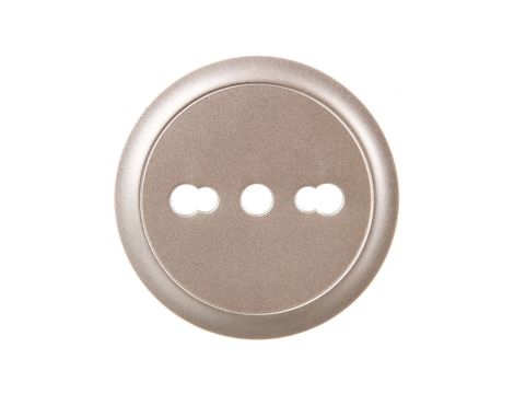 CELIANE Plakietka gniazda 2P+Z pojedynczego włoskiego tytan 068436