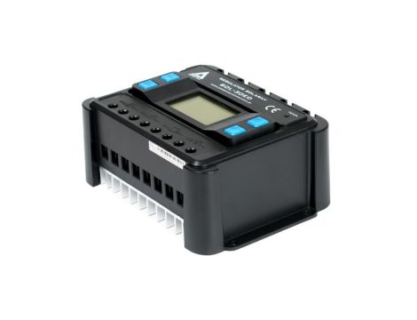 Solarny regulator ładowania PWM SOL-30ED 12/24 - 30A (wyświetlacz LCD)