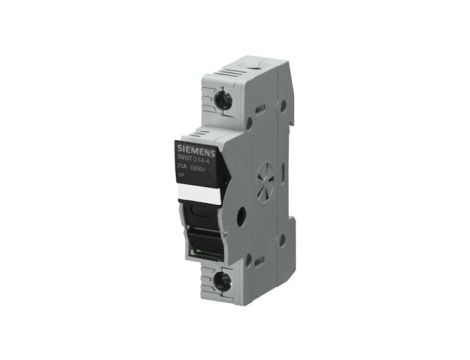 Podstawa bezpiecznikowa do wkł. cylindrycznych 10x38mm 25A 1000V 1P z diodą sygnalizacyjną PV 3NW7014-4