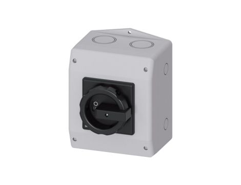 Rozłącznik główny w obudowie DC 2P 32A DC21A przy 800V pokrętło czarne 3LD2265-8VQ51-0AF6