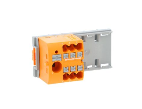 Blok rozdzielczy PTFIX 6/6X2,5-NS35 OG, pomarańczowe złącze przemysłowe - 6 punktów przyłączeniowych o przekroju 2,5mm2