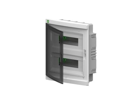 Rozdzielnica modułowa Elegant 2x12 podtynkowa IP40 N+PE drzwi dymne 2435-01