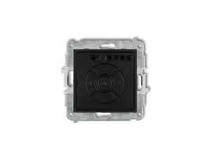 MINI Elektroniczney sterownik roletowy (sterowanie lokalne) czarny mat 12MSR-1