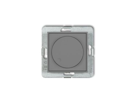 MINI Ściemniacz elektroniczny przyciskowo-obrotowy szary mat 27MRO-1