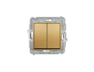 MINI Przycisk dwubiegunowy złoty 29MWP-44.2