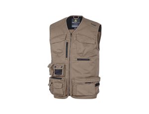 Kamizelka Robocza mach5 Spring z poliestru i bawełny kolor beżowy rozmiar 3XL M5SGiBE3X