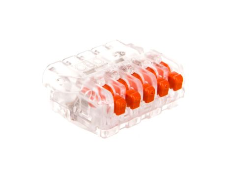 Szybkozłączka 5x 0,2-2,5mm2 450V 24A bezhalogenowa transparentna 61 525 FL 2054458 /50szt./