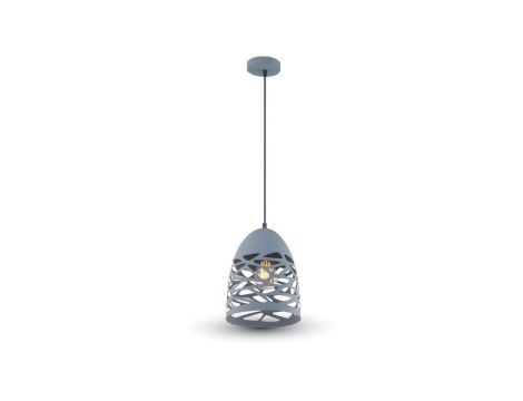 Lampa Wisząca VT-7200 E27 Szary Mat 3822