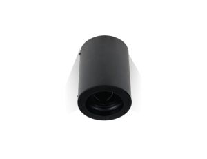 Oprawa Aluminiowa GU10 Okrągła Natynkowa Czarny 142x100 3628