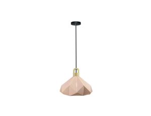Lampa Wisząca VT-7323 Drewno Różowa Pryzmat 3951