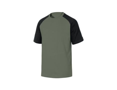 T-Shirt z 100 bawełny kolor zielono-czarny rozmiar 3XL GENOAVE3X
