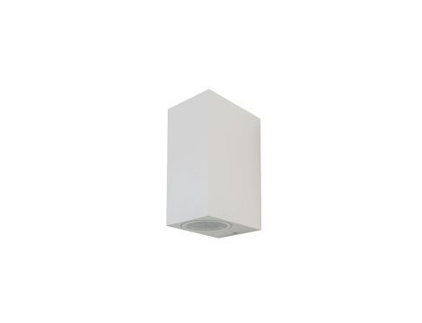 Oprawa ewelacyjna VT-7652 SLEEK GU10 WALL FITTING(ALUMINUM) SQUARE-WHITE BODY,2 WAY IP44 7541