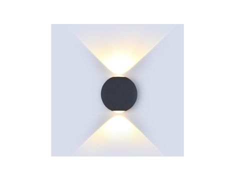 Oprawa ewelacyjna VT-836 6W LED WALL LIGHT COLORCODE:4000K -BLACK BODY 8304