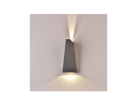Oprawa elewacja VT-826 6W LED WALL LIGHT COLORCODE:3000K -GREY BODY 8299
