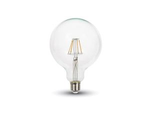 Żarówka Dekoracyjna LED FILAMENT VT-2147 6W E27 G125 E27 806lm A++ 300st. 7427