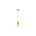 Lampa Wisząca VT-7778 Drewno Niebieski Przewód 3722