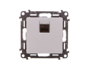 VALENA LIFE Gniazdo komputerowe 1xRJ45 kat.6A STP aluminium 753346