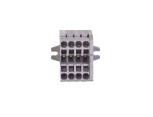 Listwa zaciskowa kompaktowa 2-przewodowa 2,5mm2 4-torowa z mocowaniem śrubowym szara 869-104 /100szt./