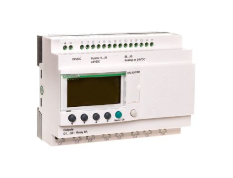 Przekaźnik programowalny 24V DC 6we 8wy Zelio Logic SR2B201BD
