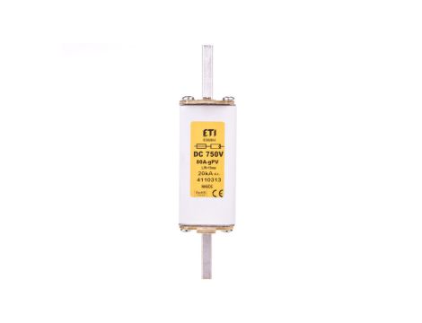 Wkładka bezpiecznikowa NH0 80A gPV 750V DC 004110313 /3szt./