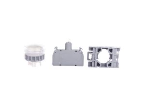 Lampka sygnalizacyjna 22mm biała 24-230V AC/DC IP65 SP22-LB-LED-UNIAC/DC