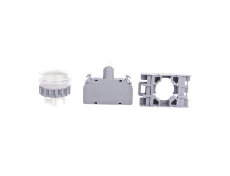 Lampka sygnalizacyjna 22mm biała 24-230V AC/DC IP65 SP22-LB-LED-UNIAC/DC