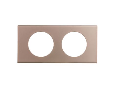 Ramka 2x stal niedz. metal Poziomy i pionowy 069112