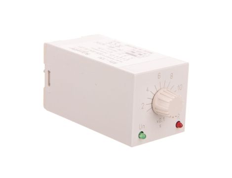 Przekaźnik czasowy 2P 5A 0,1sek-1,2sek 24-48V AC/DC praca cykliczna RTX-134 24/48 1,2 sek