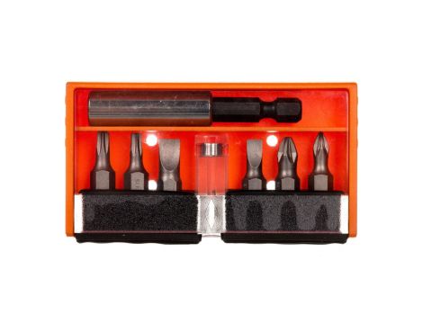 Końcówki wkrętakowe z uchwytem 06-101 /zestaw 7 szt./
