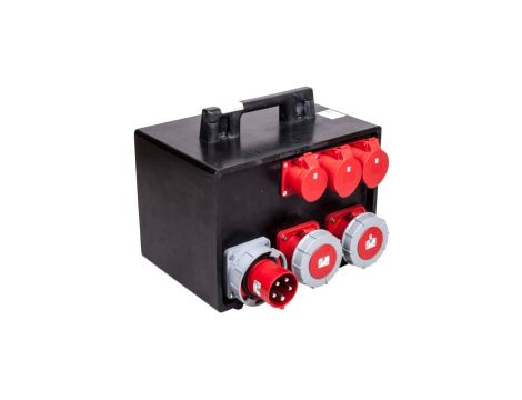 Rozdzielnica przenośna SANOK 2x63A/5P 400V 2x32A/5P 400V 2x16A/5P 400V 4xGS16A 250V 9505532W