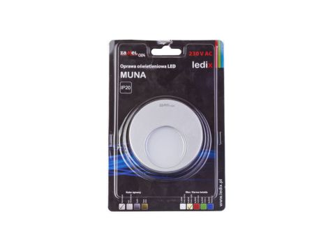 Oprawa LED MUNA PT 230V AC ALU biała ciepła 02-221-12 LED10222112