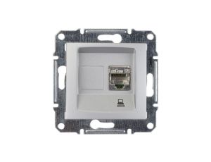 Sedna Gniazdo komputerowe pojedyncze RJ45 kat.5e FTP aluminium SDN4500160
