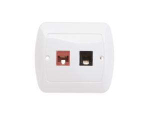 Simon Akord Gniazdo komputerowe 1xRJ45 kat. 5e + telefoniczne 1xRJ11 AF5T/11