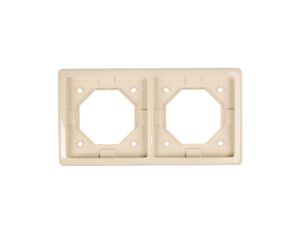Simon Basic Standard Ramka bryzgoszczelna podwójna IP44 z uszczelką beżowa BMR2B/12