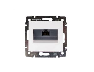 VALENA Gniazdo komputerowe biały 1xRJ45 5e UTP 774230