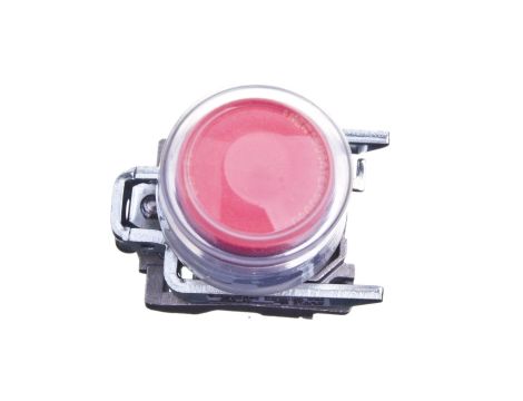 Przycisk sterowniczy 22mm czerwony 1R z samoczynnym powrotem z podświetleniem XB4BP42EX