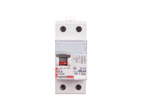 Wyłącznik różnicowoprądowy 2P 63A 0,3A typ A-S P302 DX3 411584