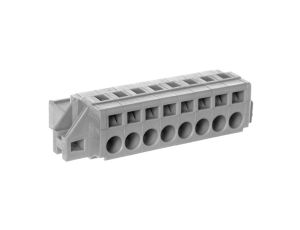 Wtyk MCS-MIDI Classic 8-biegunowy szary raster 5mm 231-608/019-000 /50szt./