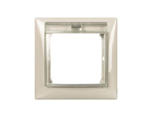 VALENA Ramka pojedyncza kremowa 774350