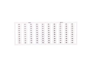 Ramka z oznacznikami 50x 11/12 209-523 /5szt./