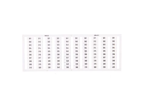 Ramka z oznacznikami 50x 11/12 209-523 /5szt./