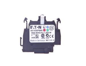 Styk pomocniczy 1Z 1R montaż czołowy dioda biała SmartWire-DT M22-SWD-K11LED-W 115972