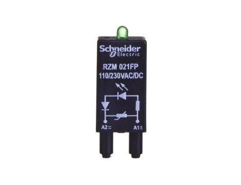 Moduł zabezpieczający warystor + LED 110-230V AC/DC RZM021FP