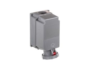 Gniazdo stałe 125A 4P 400V czerwone IP67 /bez dławnicy/ POWER TWIST 144-6