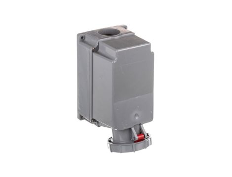 Gniazdo stałe 125A 4P 400V czerwone IP67 /bez dławnicy/ POWER TWIST 144-6