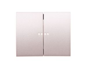 SISTENA LIFE Klawisz podwójny z podświetleniem titan 771479